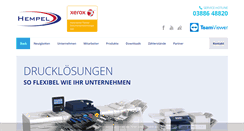 Desktop Screenshot of kfs-hempel.de